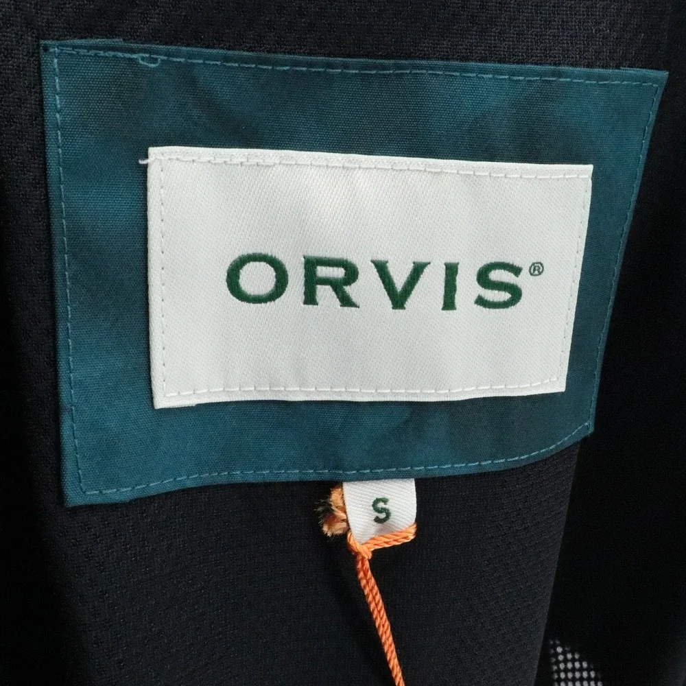 NWT Orvis Outbound Pack & Go Jacket S Water Resistant Teal Green Travel Hooded